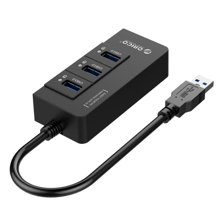 ORICO HR01-U3 3口 USB3.0集線器 ABS材質 帶千兆網卡口