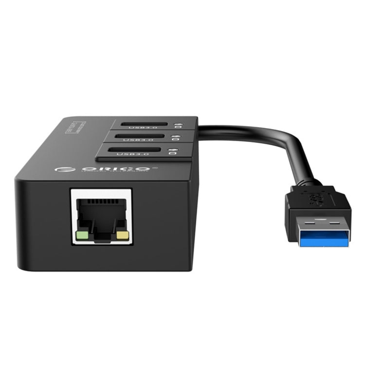 ORICO HR01-U3 3口 USB3.0集線器 ABS材質 帶千兆網卡口