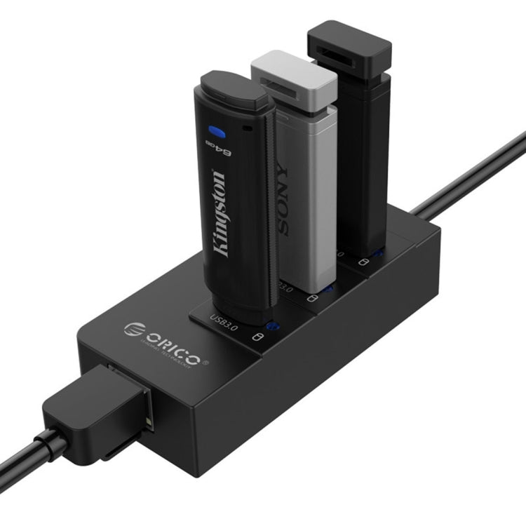 ORICO HR01-U3 3口 USB3.0集線器 ABS材質 帶千兆網卡口