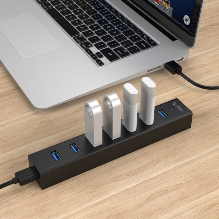 ORICO H7013-U3 ABS材質桌面7口USB3.0集線器 帶1m長USB線 無電源