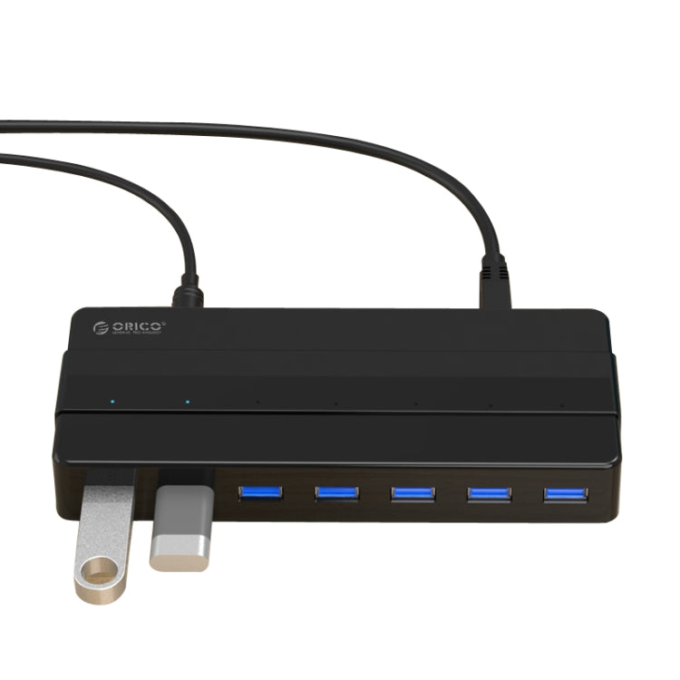 ORICO H7928-U3 ABS材質桌面7口USB3.0集線器 帶1m線