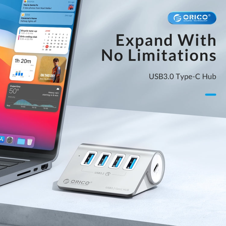 ORICO ORICO-M3UT3-05 三口USB 3.2 HUB 帶讀卡器
