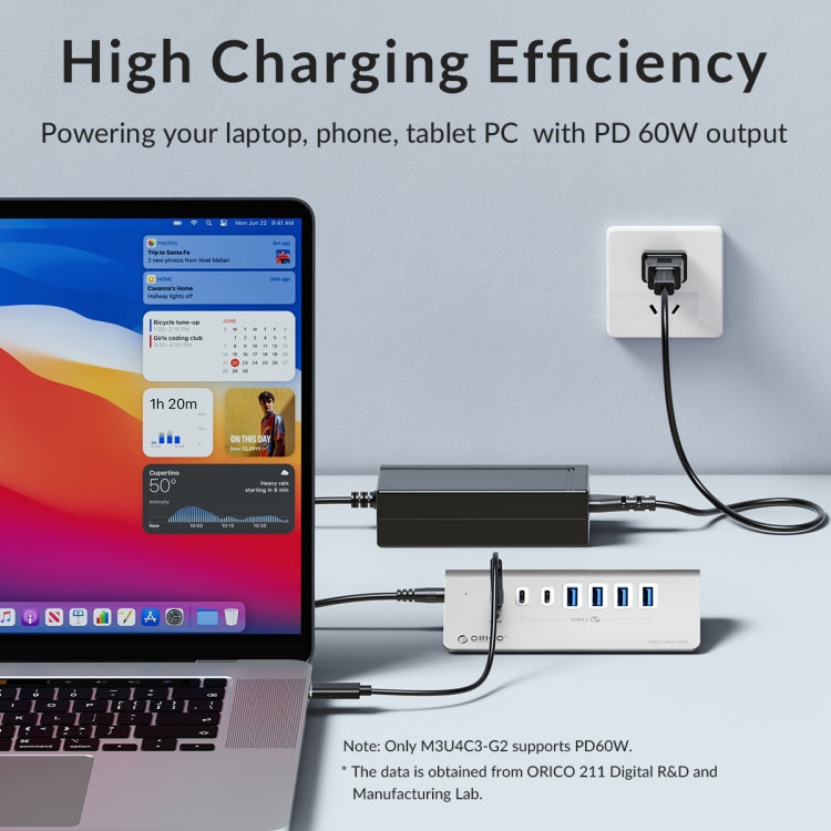 ORICO ORICO-M3CU2-G2-05 4口 Type-C 和 USB3.2 10Gbps 集線器 鋁合金外殼