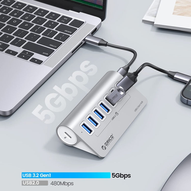 ORICO ORICO-M3U7-10 7口USB 3.2 5Gbps集線器 鋁合金外殼帶1m線