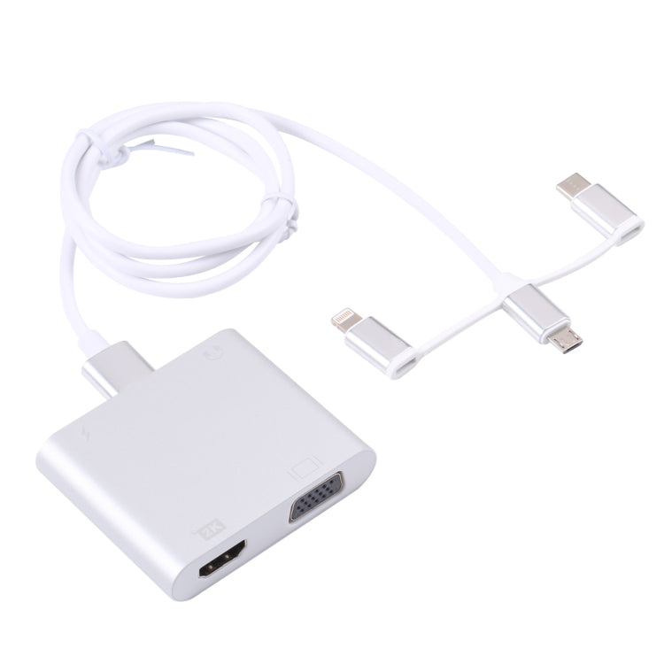 7585D 3合1 数字HDTV擴展塢適配器 支持HDMI/VGA/音頻/充電