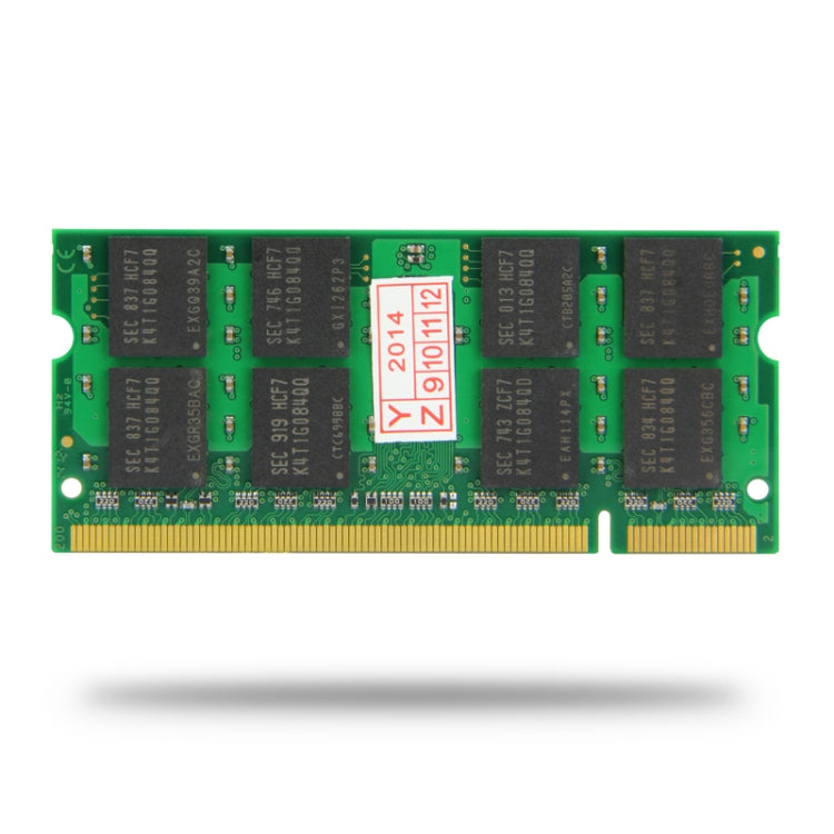 協德 X027 DDR2 800MHz 2GB 普條全兼容筆記本電腦內存條