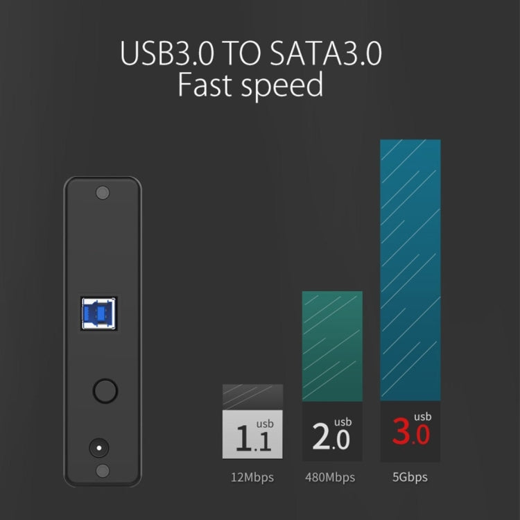 ORICO  7688U3 鋁合金 3.5英寸移動硬盤盒