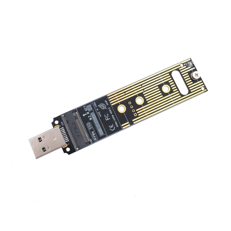 MSA7780 M.2 NVME PCI-E SSD轉USB 3.1 Type-A直插式硬盤轉接卡