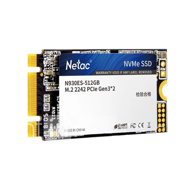 Netac朗科 N930ES 512GB M.2 2242 PCIe Gen3x2 固態硬盤