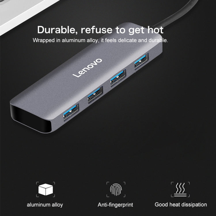 原裝聯想 C04 Type-C轉USB-C轉換器 4*USB3.0接口分線器集線器