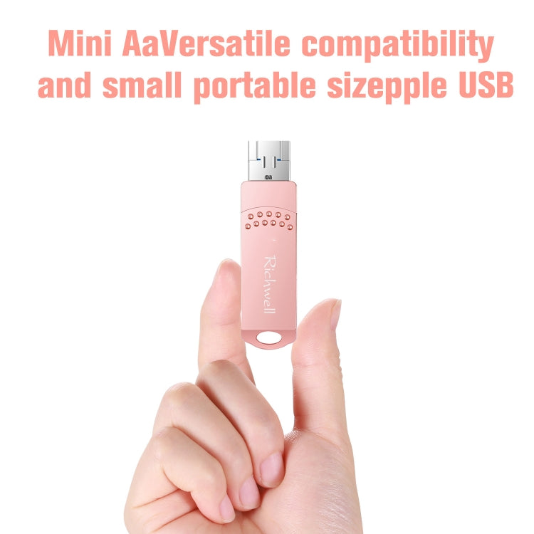 Richwell 3合一 64G Type-C + Micro USB + USB 3.0 金屬安卓U盤帶OTG功能