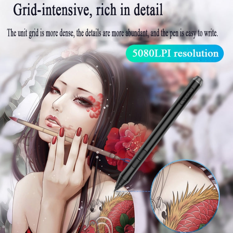 VEIKK A50 10x6英寸5080 LPI分辨率 智能觸控电子畫板