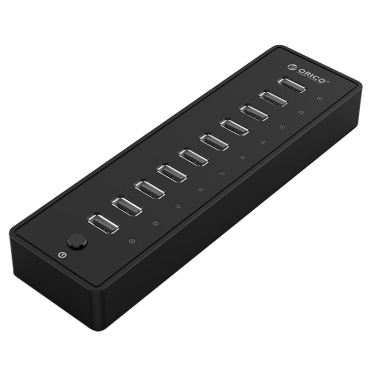 ORICO P10-U2 10口USB 2.0 HUB集線器 帶LED指示燈&1m長USB線