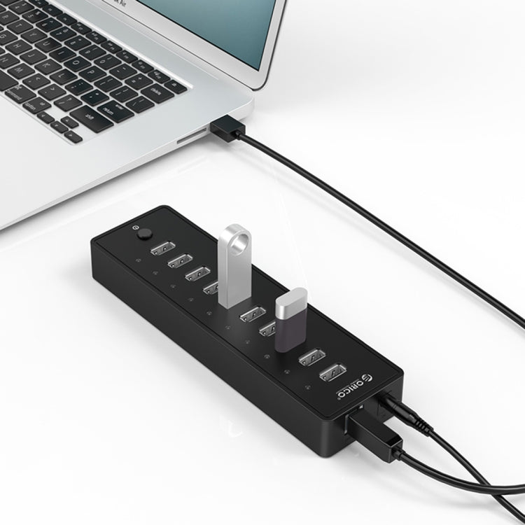ORICO P10-U2 10口USB 2.0 HUB集線器 帶LED指示燈&1m長USB線
