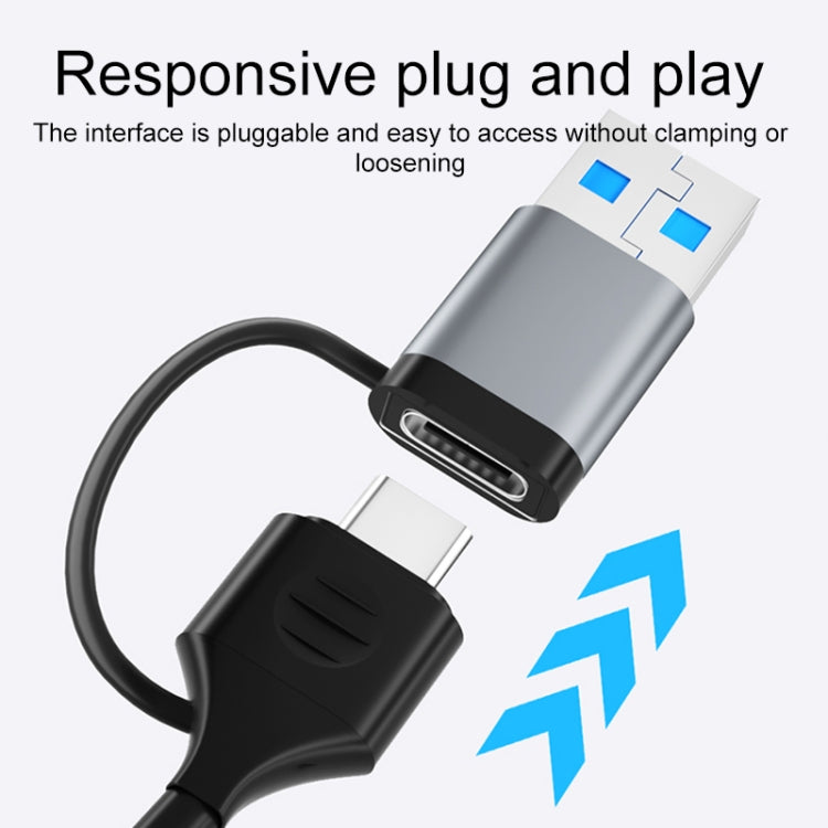 V253B 5合1 USB + Type-C轉USB多功能擴展塢