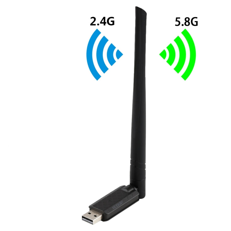 EDUP EP-AC1666 免驅版 雙頻650Mbps高速無線USB適配器WiFi接收器