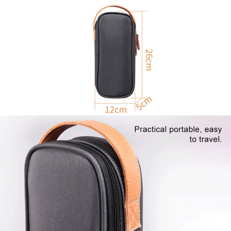 多功能數據線收納包配件充電器整理袋耳機盒 超縴手提電源包， 尺寸：中號，16.5x6x23.5cm