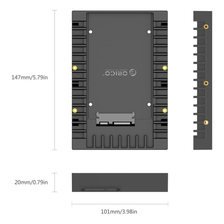 ORICO 1125SS SATA 3.0快速傳輸速度 2.5轉3.5英寸硬盤轉接架