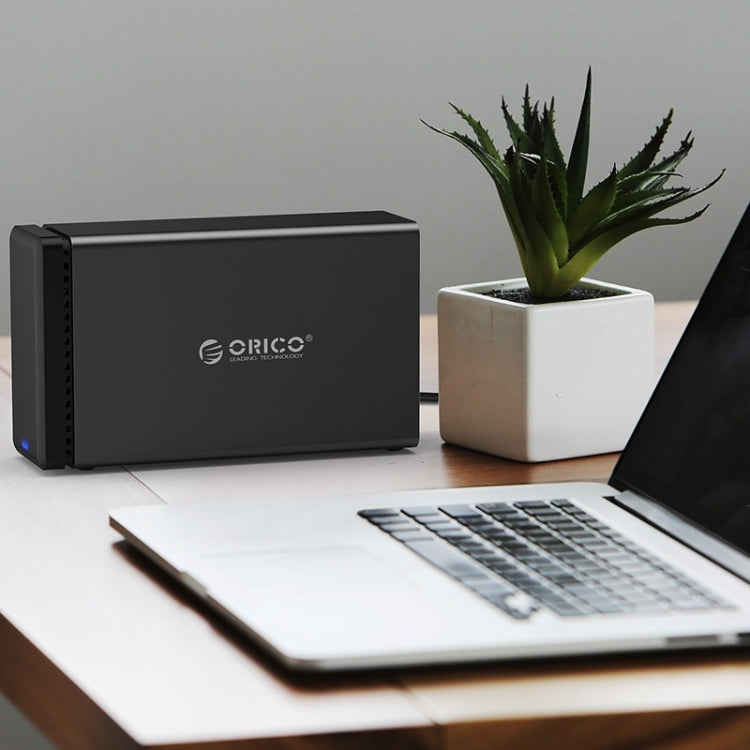 ORICO NS200-C3 二盤位移動硬盤盒 / USB 3.1 Type-C轉SATA移動硬盤盒，適用於3.5英寸SATA HDD 硬盤，支持UASP協議