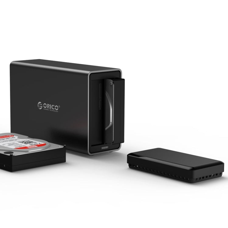 ORICO NS200-RU3  二盤位移動硬盤盒 / USB 3.0 Type-B轉SATA移動硬盤盒，帶Raid磁盤陣列模式，適用於3.5英寸SATA HDD 硬盤，支持UASP協議