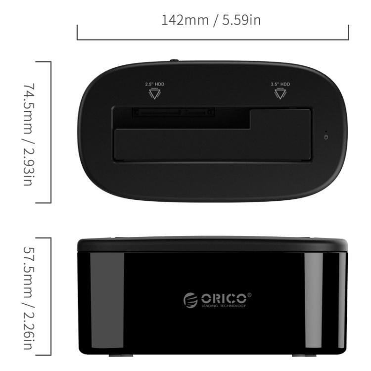 ORICO USB 3.0 Type-B to SATA External Storage Hard Drive Dock for 2.5 inch / 3.5 inch SATA HDD / SSD