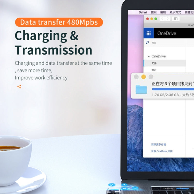 X20 100W PD Type-C母轉Type-C 彎頭磁吸充電轉接頭