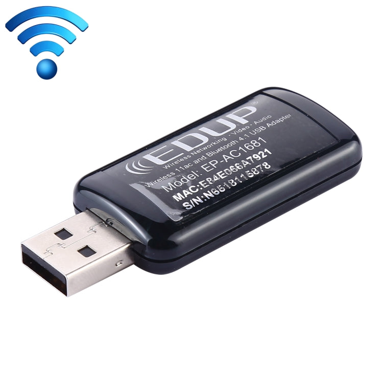 EDUP EP-AC1681 2合一 AC1200Mbps USB雙頻迷你無線網卡帶藍牙4.1功能