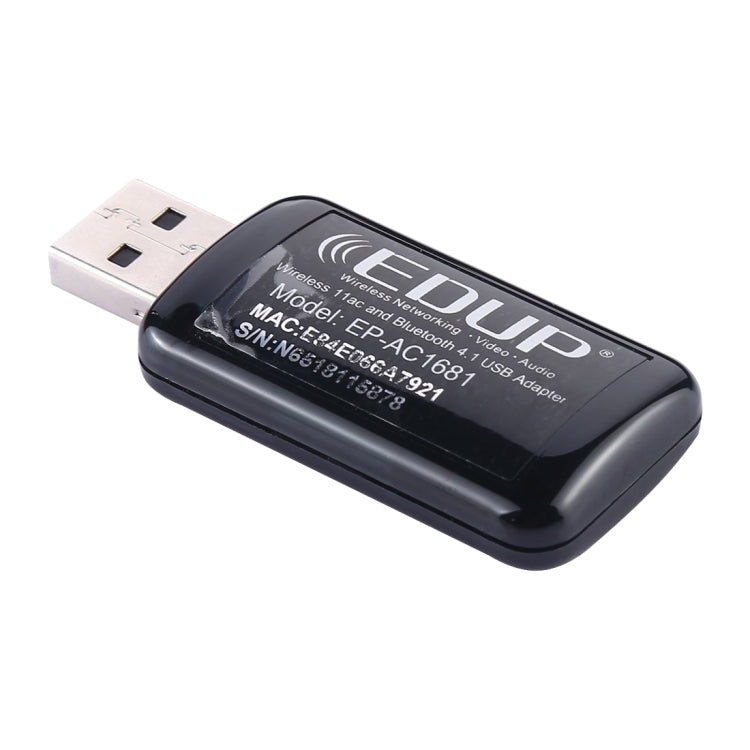 EDUP EP-AC1681 2合一 AC1200Mbps USB雙頻迷你無線網卡帶藍牙4.1功能