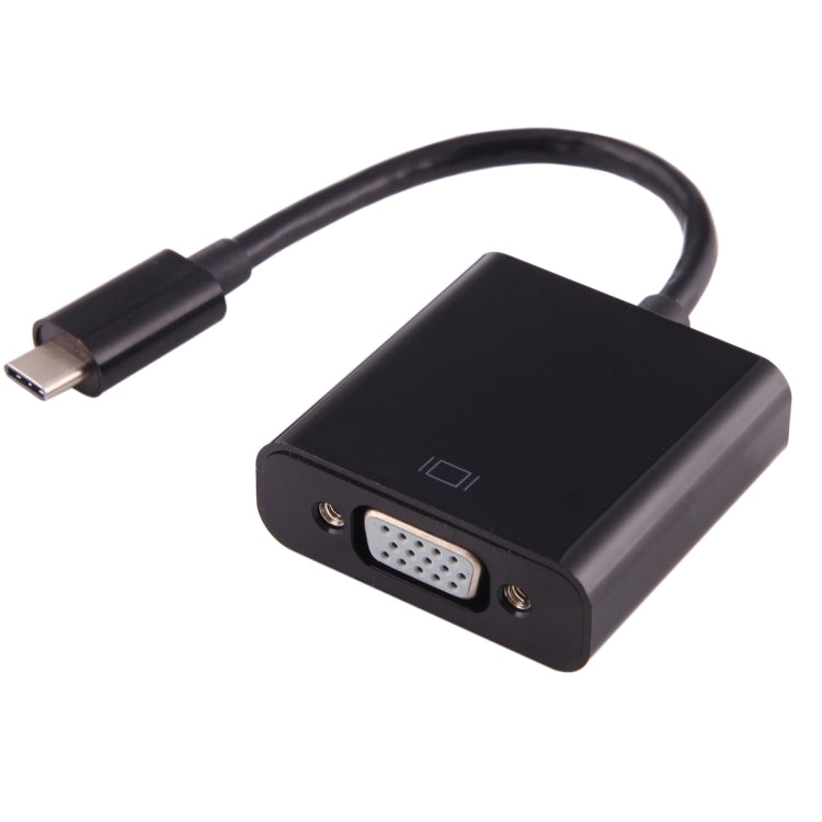 USB 3.1 Type-C 公頭轉 VGA母頭轉接線/適配線，線長約10厘米