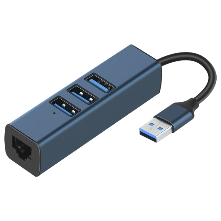 RDS 6307 USB 轉 USB3.0+雙USB2.0+RJ45網口 4合一HUB拓展塢
