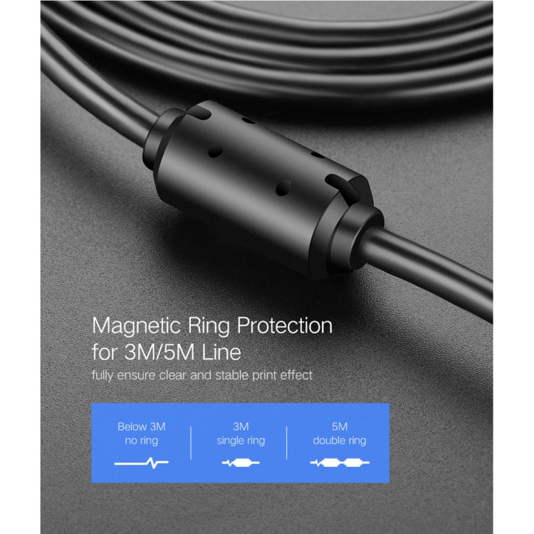 UGREEN綠聯 USB2.0打印機數據線鍍金方口 線長：1.5m