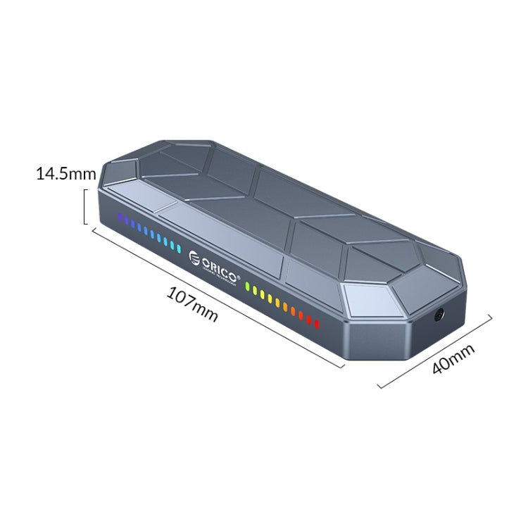 ORICO M2VG01-C3 炫彩 M.2 NVMe SSD硬盤盒