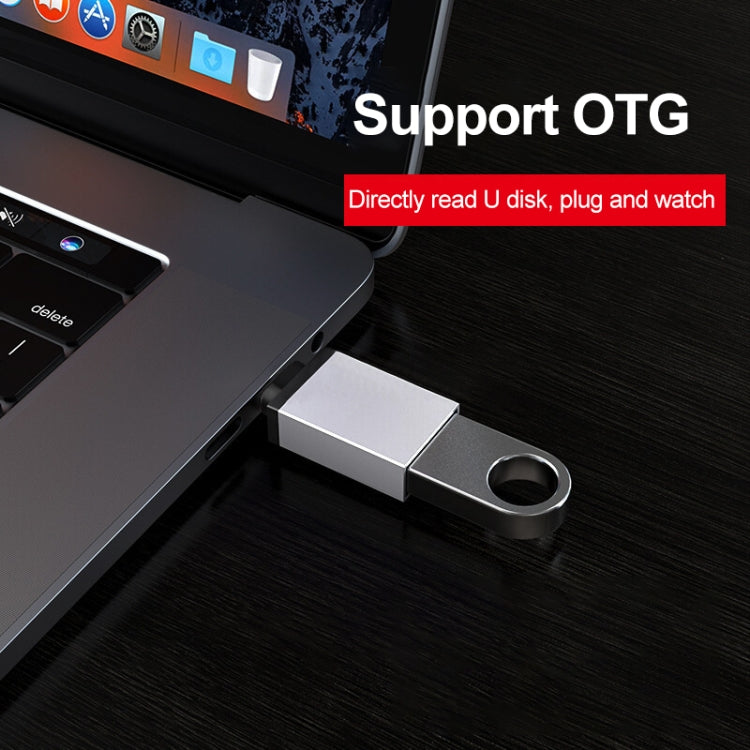 USB 3.1 Type-C 轉 USB 3.0  充電/數據鋁合金轉接頭