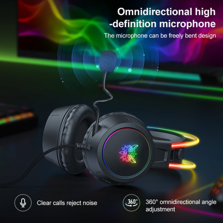 ONIKUMA X15 Pro 幻彩有線電競遊戲耳機 帶麥克風