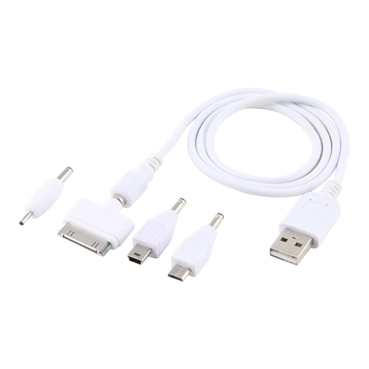 5合一 多功能數據線帶4個轉接頭 適用於Mico USB / HDMI / 諾基亞2.0 / iPhone 4