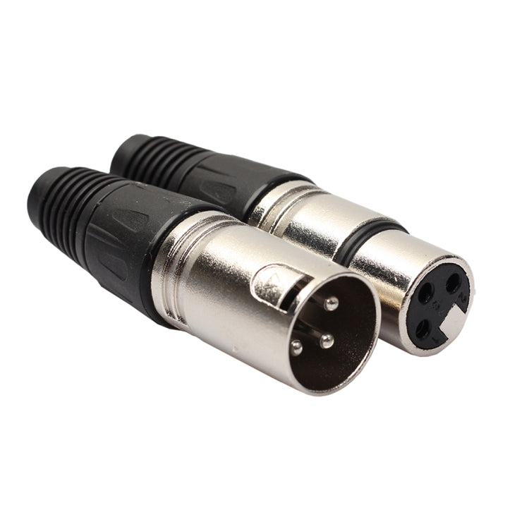 10對 3 Pin 卡農頭XLR 2017 公頭+母頭