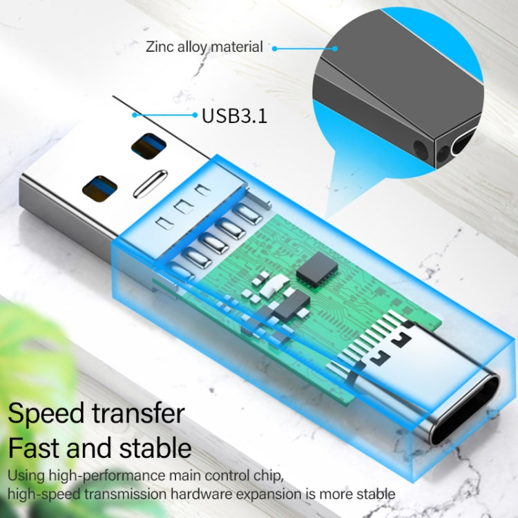 ADS-613 USB 3.1公頭轉Type-C母頭 轉接頭