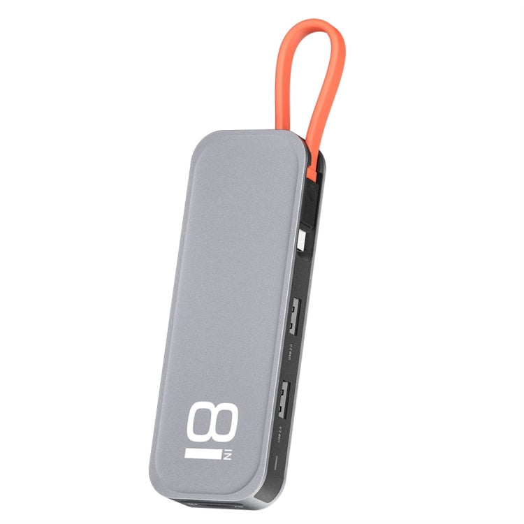 ROCK TR03 Type-C轉HDMI 八合一多功能擴展塢