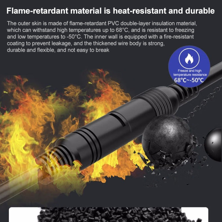 DC 公頭轉DC母頭 電源連接延長線，長度： 1米