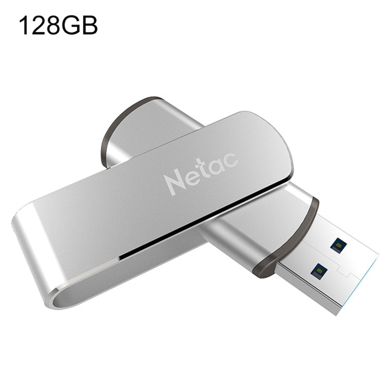 Netac郎科 U388 128GB 旋轉加密U盤