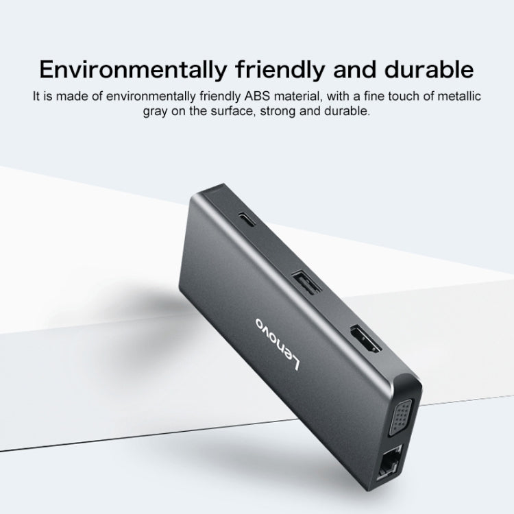 Lenovo LX0801 Type-C / USB-C Network Cable Interface Converter Docking Station