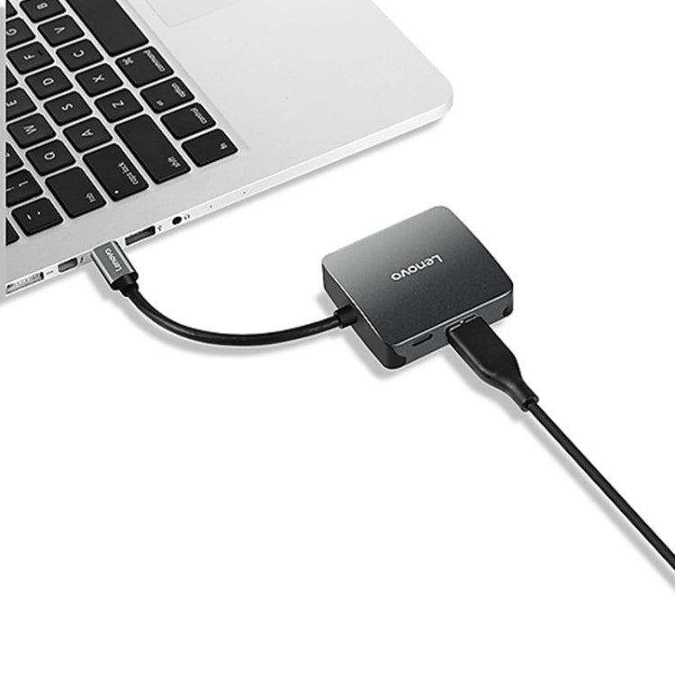 原裝聯想 C06 Type-C轉HDMI/VGA 一轉六轉通用拓展塢轉換器