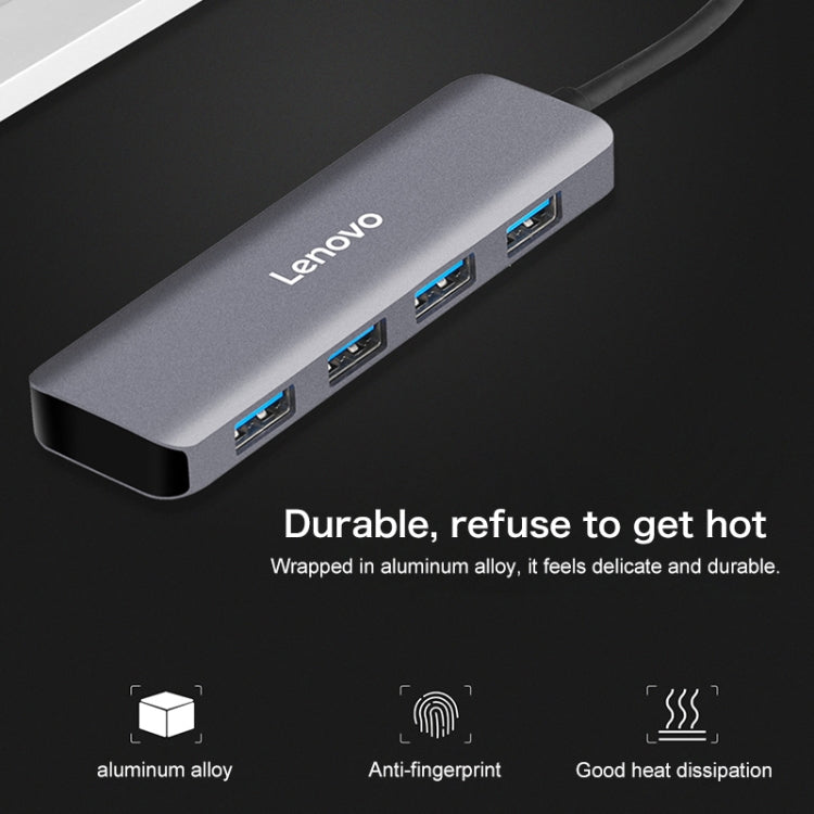 原裝聯想 U04 USB3.0一拖四多接口分線器集線器