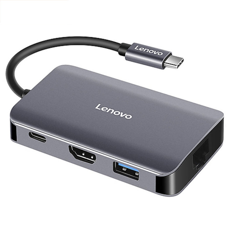 原裝聯想 F1-C08 USB-C八合一多功能擴展塢 Type-C轉HDMI轉換器