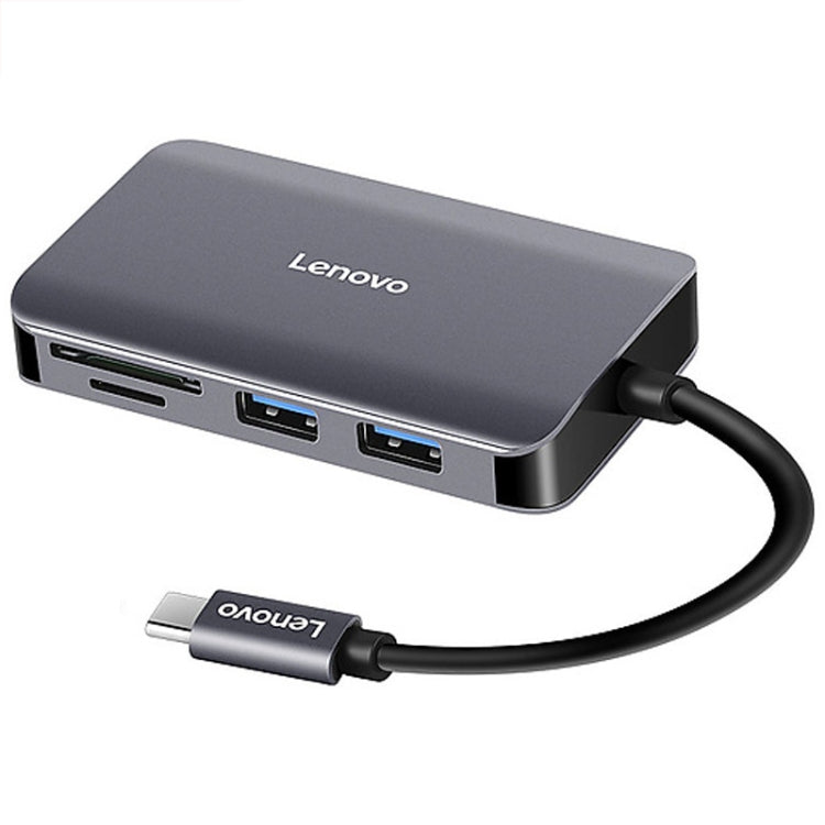 原裝聯想 F1-C08 USB-C八合一多功能擴展塢 Type-C轉HDMI轉換器