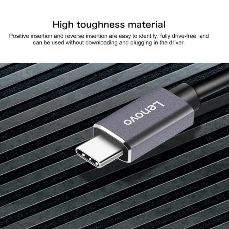 原裝聯想 F1-C08 USB-C八合一多功能擴展塢 Type-C轉HDMI轉換器