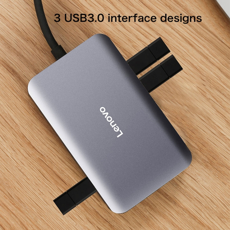 原裝聯想 F1-C08 USB-C八合一多功能擴展塢 Type-C轉HDMI轉換器