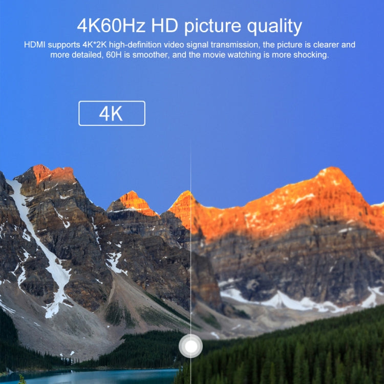 9572PD Type-C公頭轉HDMI公頭 4K高清視頻轉換器線，線長：1.8m