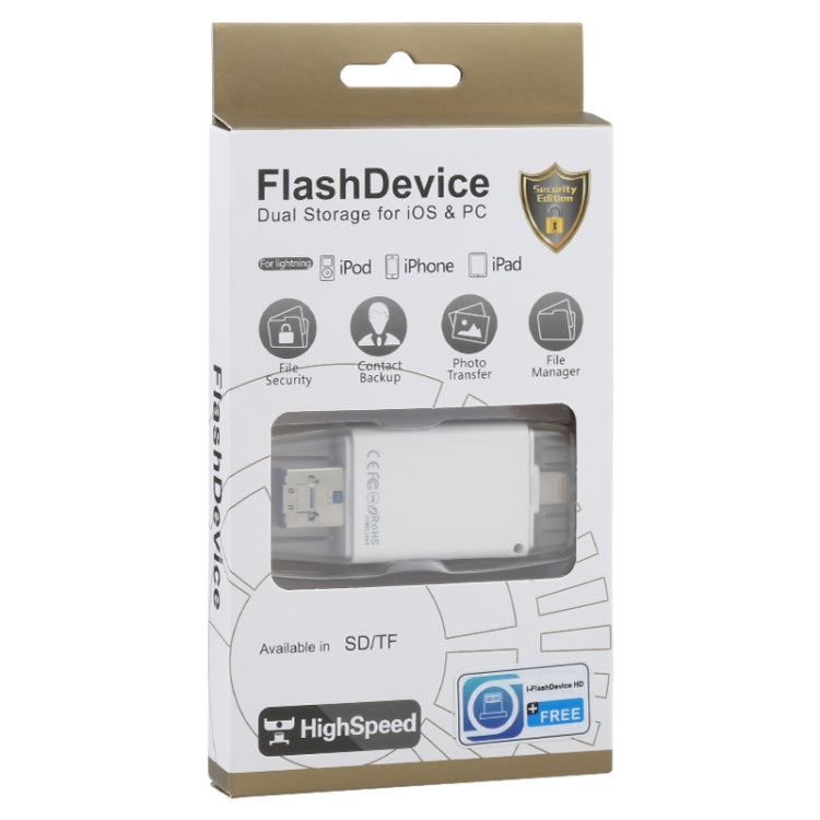 NK-208 3合一 i-Flash TF卡/SD卡讀卡器 適用於8 Pin+USB 2.0+Micro USB設備