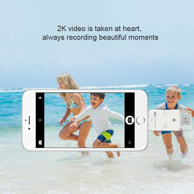 NK-208 3合一 i-Flash TF卡/SD卡讀卡器 適用於8 Pin+USB 2.0+Micro USB設備